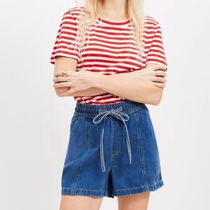 LOFT Blue Denim Shorts